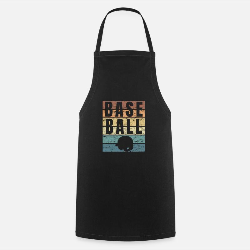 American Baseball - Cooking Apron - black