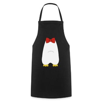 Halloween Kostüm Pinguin Tuxedo Geschenk JGA frack - Kochschürze - Schwarz - Vorne - AI Model Male 185 dark (185cm)