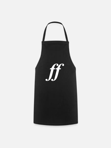 Fortissimo Musik Symbol Forte FF - Kochschürze - Schwarz