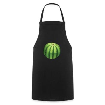 Watermelon - Cooking Apron - black - Front - AI Model Male 185 dark (185cm)
