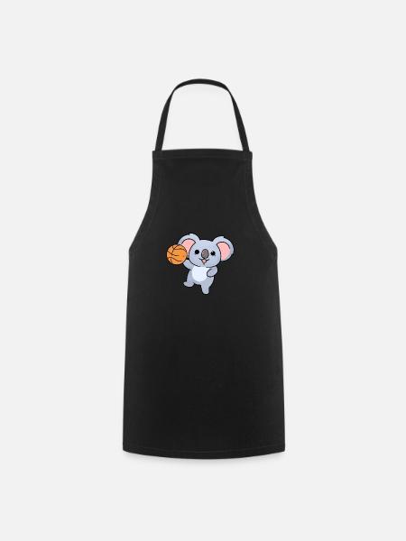 Koala-Basketball - Kochschürze - Schwarz