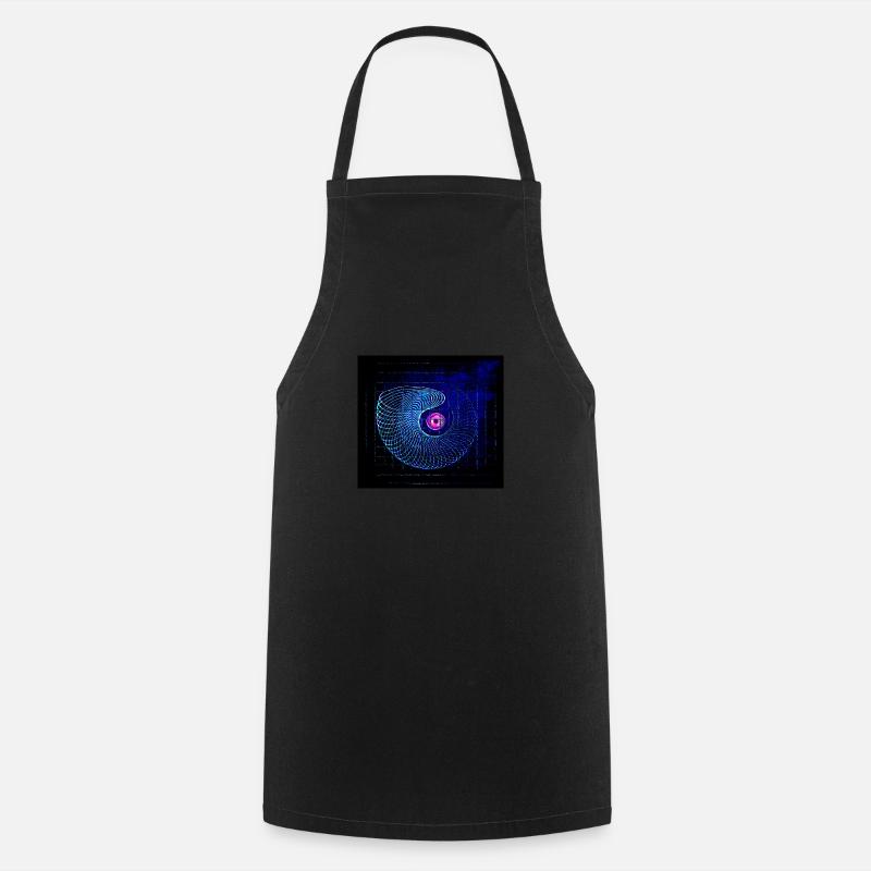 Spiral #5 - Cooking Apron - black
