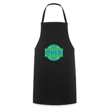 planet over profit Zitat - Kochschürze - Schwarz - Vorne - AI Model Male 185 dark (185cm)