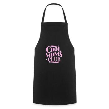 Cool Moms Club : Meilleur anniversaire de la fête des mères pour les mamans - Tablier de cuisine - noir - Devant - AI Model Male 185 dark (185cm)
