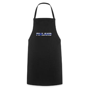 Finland - Tablier de cuisine - noir - Devant - AI Model Male 185 dark (185cm)