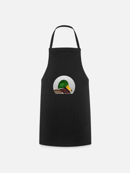 Oiseau stagnant Oiseau Oiseau Observateur des oiseaux - Tablier de cuisine - noir
