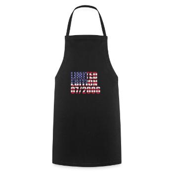 18e anniversaire édition limitée États-Unis 07/2006 - Tablier de cuisine - noir - Devant - AI Model Male 185 dark (185cm)