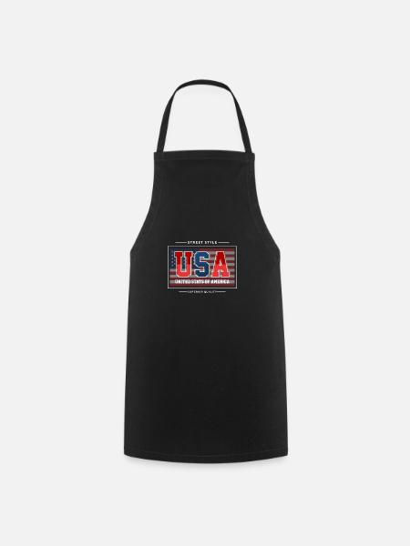 USA - Kochschürze - Schwarz