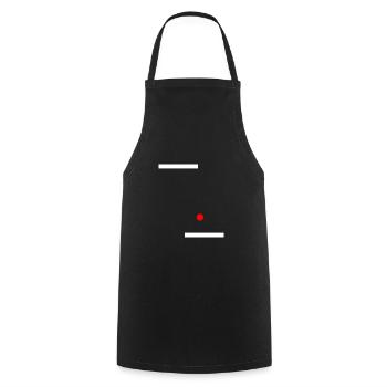 Pong - Kochschürze - Schwarz - Vorne - AI Model Male 185 dark (185cm)
