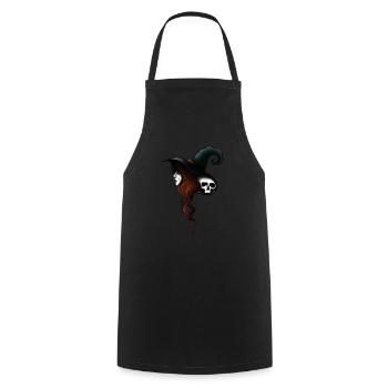 Dark Witch - Tablier de cuisine - noir - Devant - AI Model Male 185 dark (185cm)