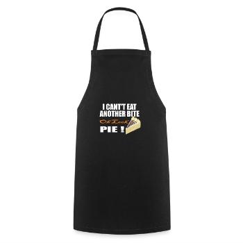Funny Oh Look Pumpkin Pie Thanksgiving - Cooking Apron - black - Front - AI Model Male 185 dark (185cm)