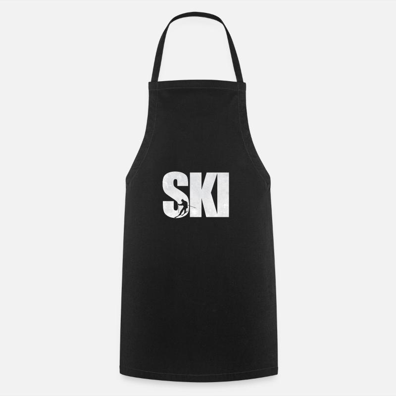 SKI - Kochschürze - Schwarz