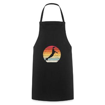 Frisbee - Cooking Apron - black - Front - AI Model Male 185 dark (185cm)