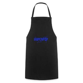 Retro 90s Hyperpop Aesthetic Music - Cooking Apron - black - Front - AI Model Male 185 dark (185cm)