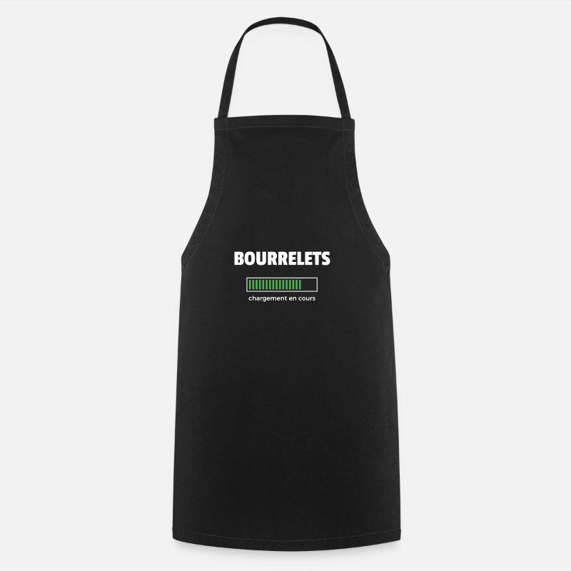 bourrelets - Tablier de cuisine - noir