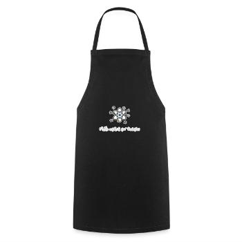 Mathe einfach bodenlos! - Kochschürze - Schwarz - Vorne - AI Model Male 185 dark (185cm)