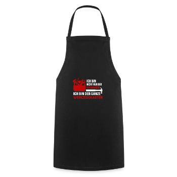 Werkzeugkasten Hammer Handwerker Geschenkidee - Kochschürze - Schwarz - Vorne - AI Model Male 185 dark (185cm)