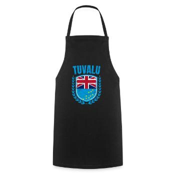 Tuvalu - Tablier de cuisine - noir - Devant - AI Model Male 185 dark (185cm)