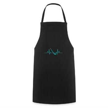 Hockey Players Hockey - Cooking Apron - black - Front - AI Model Male 185 dark (185cm)