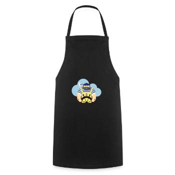 sailor the father - Cooking Apron - black - Front - AI Model Male 185 dark (185cm)