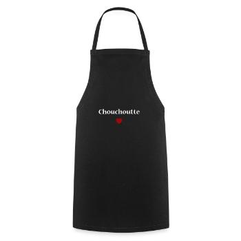 Chouchoutte - Tablier de cuisine - noir - Devant - AI Model Male 185 dark (185cm)