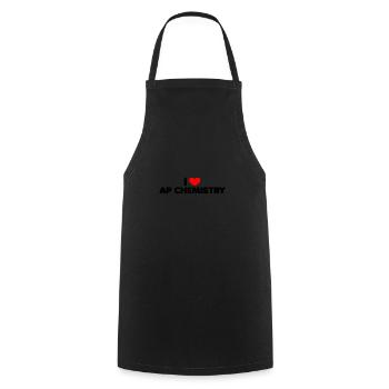 AP Chemistry Funny High School AP Class Survivor - Cooking Apron - black - Front - AI Model Male 185 dark (185cm)