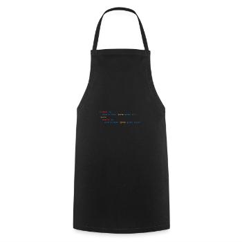 Informatiker Programming Geschenk Nerd Admin - Kochschürze - Schwarz - Vorne - AI Model Male 185 dark (185cm)