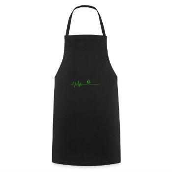 Natural Harmony: Music and Nature in Perfect - Cooking Apron - black - Front - AI Model Male 185 dark (185cm)