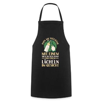 Dad Beer Father Father's Day - Cooking Apron - black - Front - AI Model Male 185 dark (185cm)
