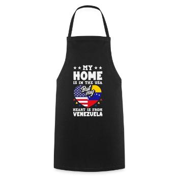 Venezuela Flag Pride & Home Venezuela - Cooking Apron - black - Front - AI Model Male 185 dark (185cm)