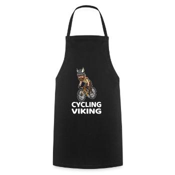Road Bike Bicycle Road Cyclist Cycling Cyclist - Cooking Apron - black - Front - AI Model Male 185 dark (185cm)