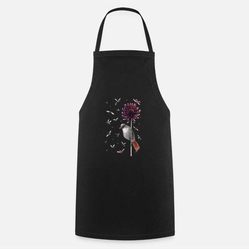 bird & fly - Cooking Apron - black