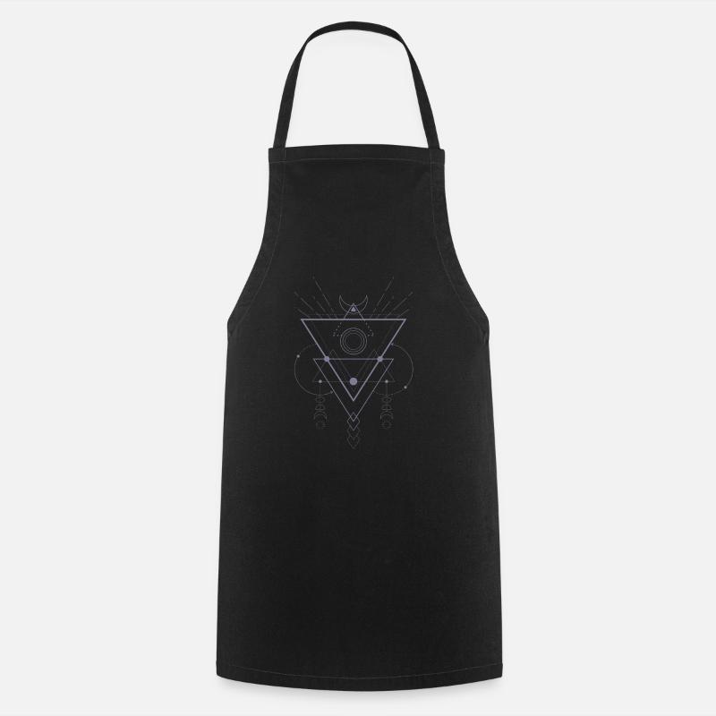 Sacred Geometry - Tablier de cuisine - noir