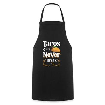 Mexican Fast food Delicious - Cooking Apron - black - Front - AI Model Male 185 dark (185cm)