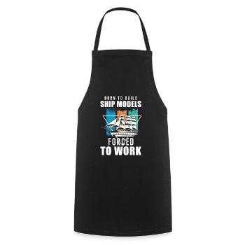 Model Making Water Rc Ship - Cooking Apron - black - Front - AI Model Male 185 dark (185cm)