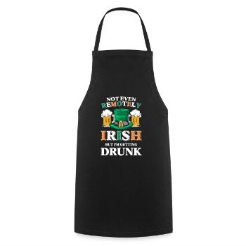 Irland Pub Reisen Ireland - Kochschürze - Schwarz - Vorne - AI Model Male 185 dark (185cm)