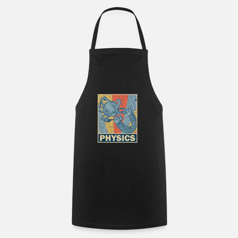 Physics Retro Vintage - Cooking Apron - black