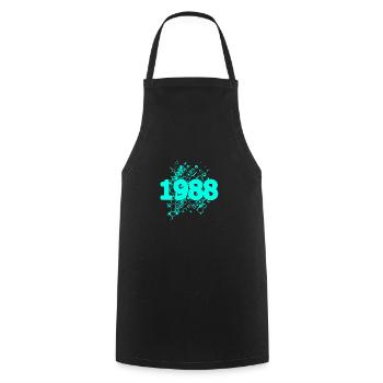 Witzig 1988 - Tablier de cuisine - noir - Devant - AI Model Male 185 dark (185cm)