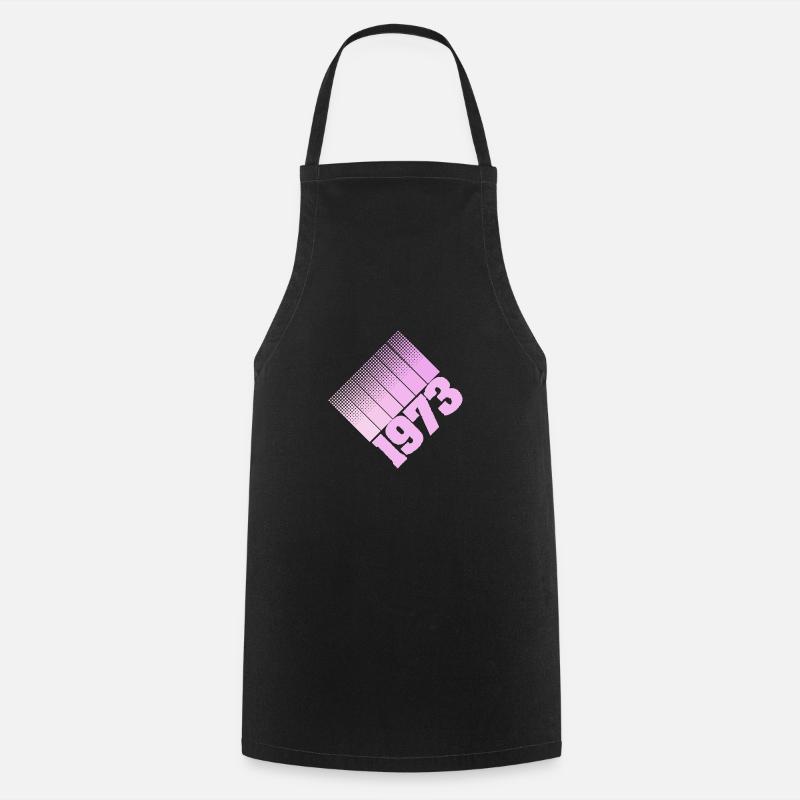 1973 - Tablier de cuisine - noir