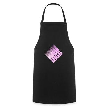 1966 - Tablier de cuisine - noir - Devant - AI Model Male 185 dark (185cm)