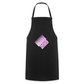 2019 - Cooking Apron - black - Front - AI Model Male 185 dark (185cm)