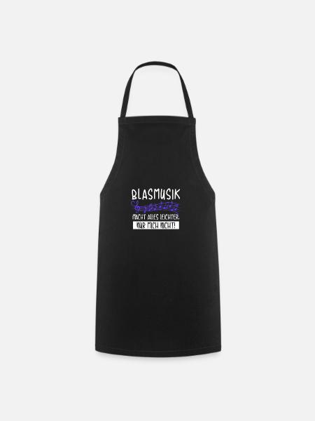 Blasmusik Musiker Musik Geschenk · Leicht - Kochschürze - Schwarz