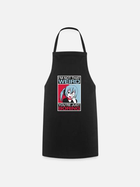 Je ne suis pas bizarre - Tablier de cuisine - noir