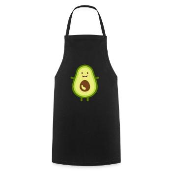 avocado - Cooking Apron - black - Front - AI Model Male 185 dark (185cm)
