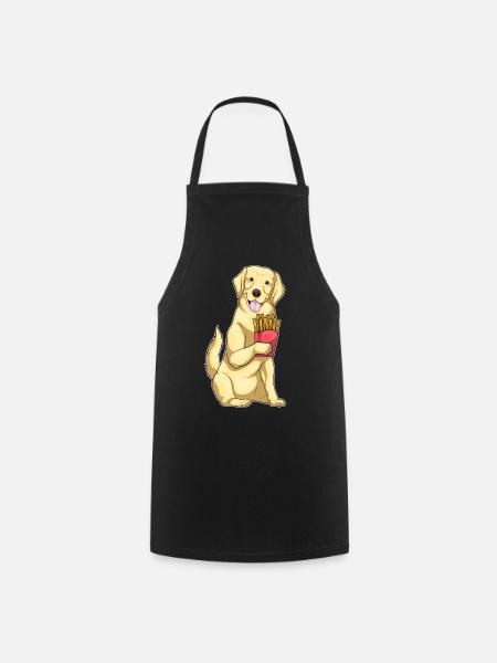 Labrador Pommes frites - Kochschürze - Schwarz