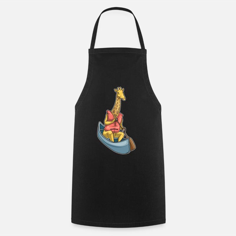 Pagaie Giraffe Boat - Tablier de cuisine - noir