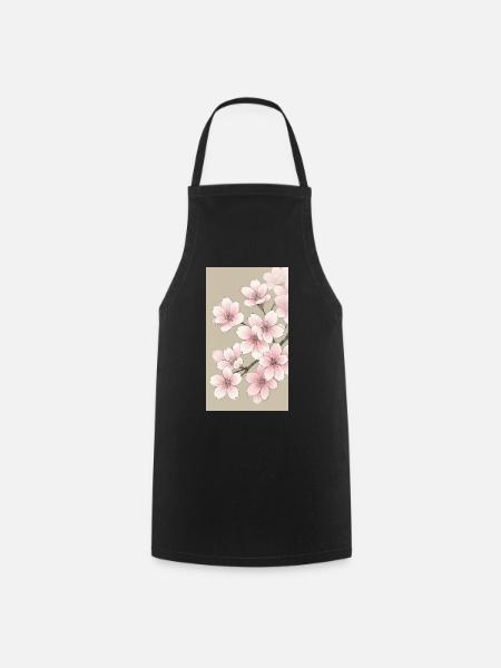 Sakura Kirschblüte - Kochschürze - Schwarz