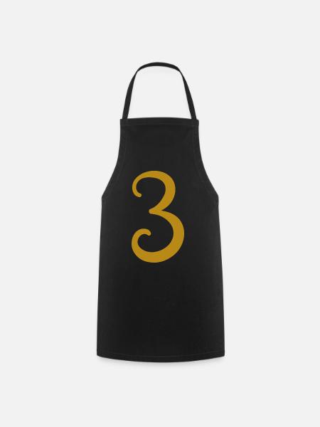 3 - Kochschürze - Schwarz