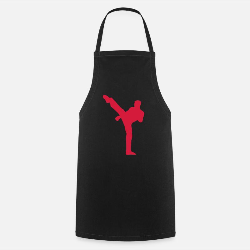 franzoesisch boxen savate 75 - Tablier de cuisine - noir