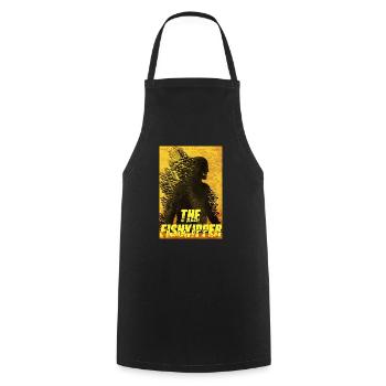 THE FISHKEEPER2 - Cooking Apron - black - Front - AI Model Male 185 dark (185cm)